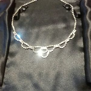 Vintage 1920's art deco rhinestonenecklace